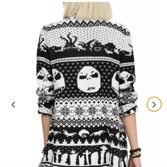 The Nightmare Before Christmas Fair Isle Cardigan Size S - Picture 2 of 12